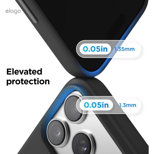 Elago Magnetic Silicone Case for iPhone 18 Pro Max/17 Pro Max - Black