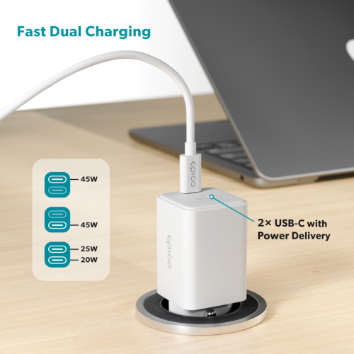 Epico 45W GaN Charger (2x USB-C)