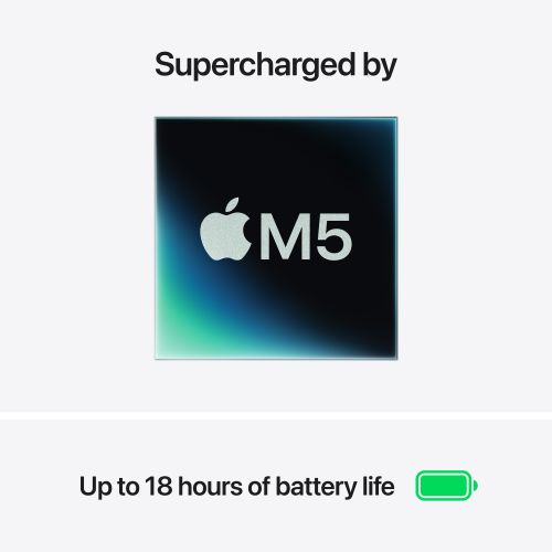 MacBook Air 13” Apple M5 10C CPU, 8C GPU/16GB/512GB SSD/Silver/INT
