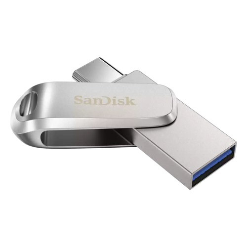 SanDisk Ultra Dual Drive Luxe 64GB USB-C Silver