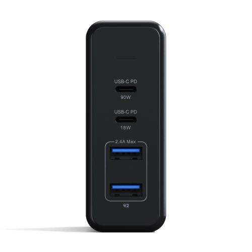 Satechi Dual USB-C/USB 108W PD Travel Charger Space Grey