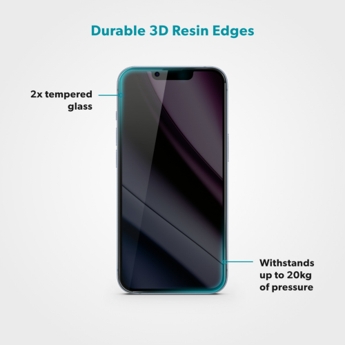 Epico Privacy Glass for iPhone 17 & 16 Pro (with Applicator)
