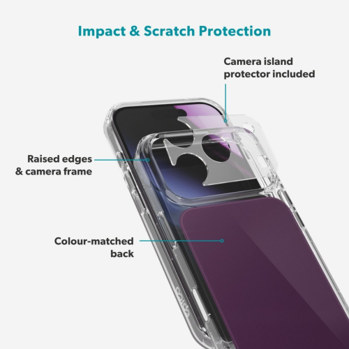 C&C Tile Mag+ Case iPhone 18 Pro/17 Pro - Dark Purple