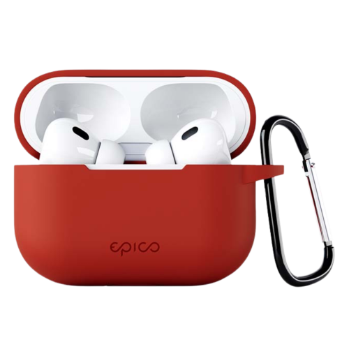 Epico Silicone Outdoor Cover for AirPods Pro 2 - Red