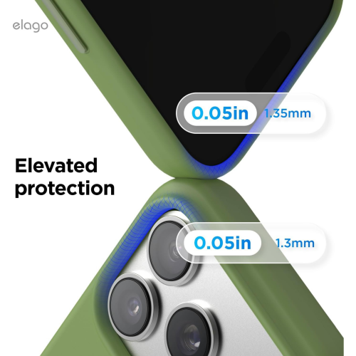 Elago Magnetic Silicone Case for iPhone 18 Pro/17 Pro - Cedar Green
