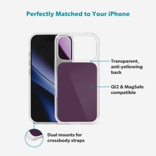C&C Tile Mag+ Case iPhone 18 Pro/17 Pro - Dark Purple