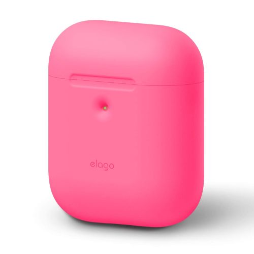 Elago Silicone Cover for Airpods 2nd Gen - Neon Pink