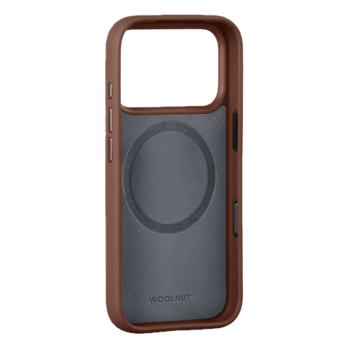 Woolnut Leather Case for iPhone 18 Pro Max/17 Pro Max - Cognac
