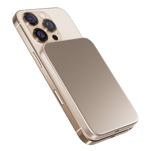 C&C Qi2 Aluminium Mag+ Power Bank 5 000 mAh - Desert Titanium