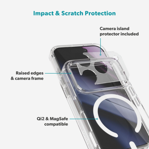 C&C Hero Mag+ Case iPhone 18 Pro Max/17 Pro Max - Transparent
