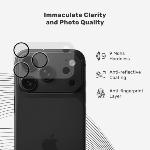 UNUM SapphireShield AntiReflective Lens & Island Protector for iPhone 18 Pro Max