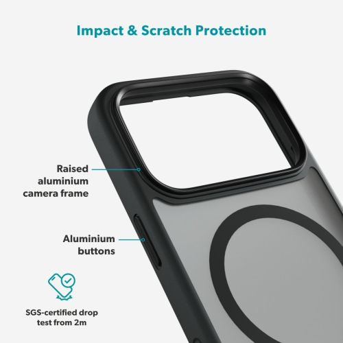 C&C HeroMatte Pro Mag+ Case for iPhone 17 Pro - Black