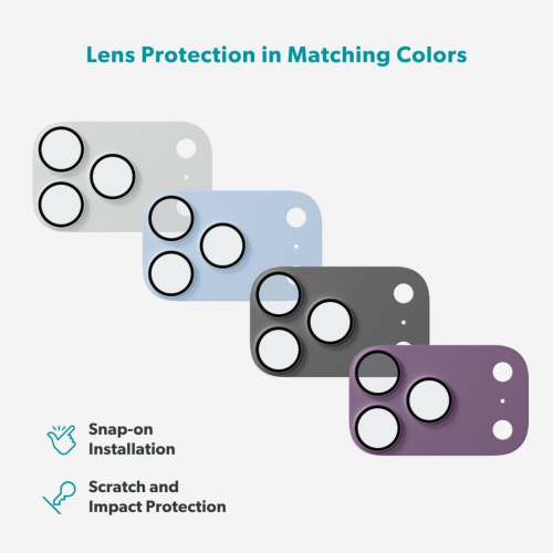 Epico Aluminium AntiReflective Lens & Island Protector for iPhone 18 Pro Max - Black