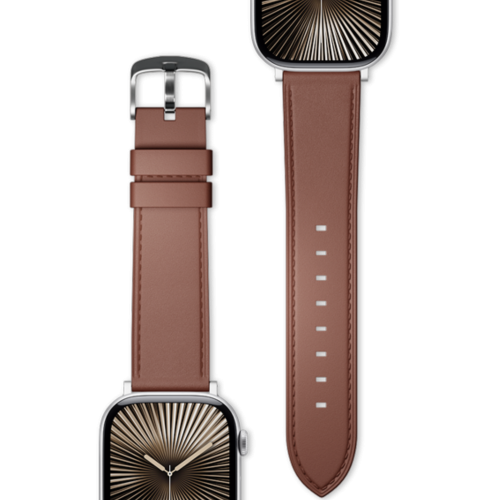 Epico Leather Band for Apple Watch (44-49mm) - Brown