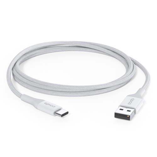 C&C USB-C to USB-A Cable (1.2m) - White