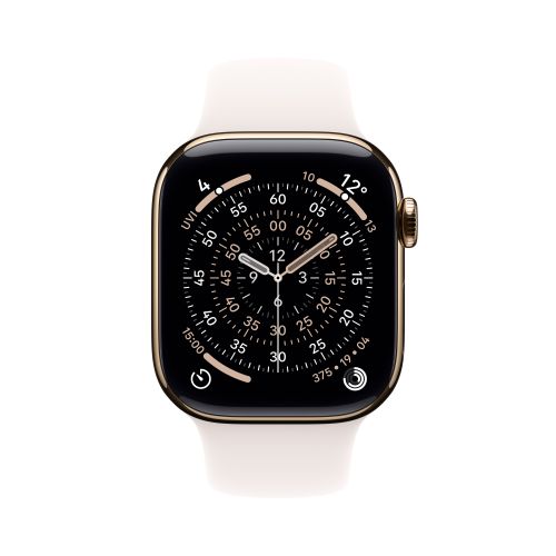 Apple Watch Series 11 GPS + Cellular 42mm Gold Titanium - Light Blush Sport Band - M/L