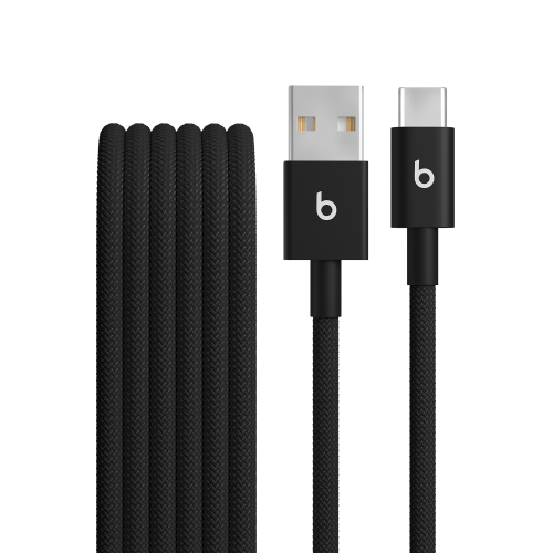Beats USB-A to USB-C Woven Cable (1.5 m) - Bolt Black