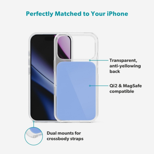 C&C Tile Mag+ Case iPhone 18 Pro/17 Pro - Light Blue