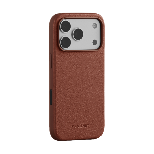 Woolnut Leather Case for iPhone 18 Pro Max/17 Pro Max - Cognac