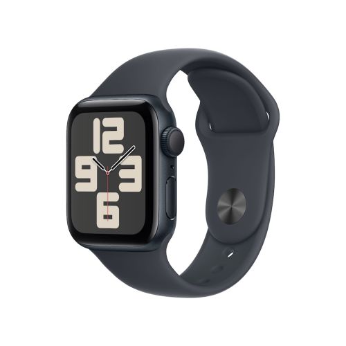 Apple Watch SE 2024 GPS 40mm Midnight Aluminium - Midnight Sport Band - S/M