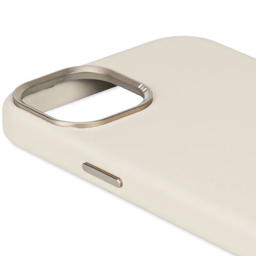 DECODED Leather Backcover w/MagSafe for iPhone 15 - Clay