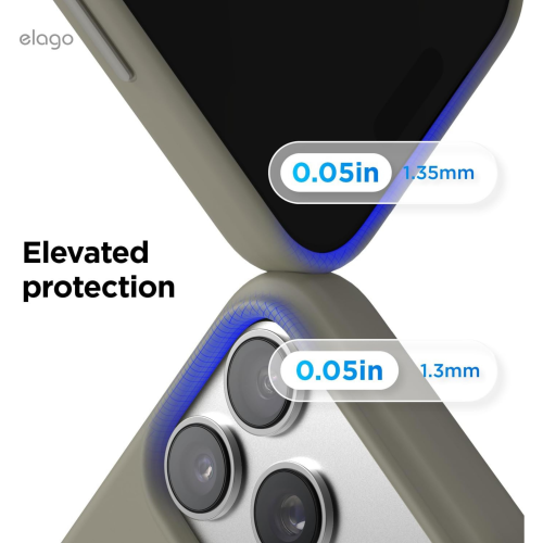 Elago Magnetic Silicone Case for iPhone 18 Pro/17 Pro - Gray