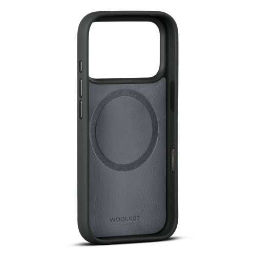 Woolnut Leather Case for iPhone 17 Pro Max - Black