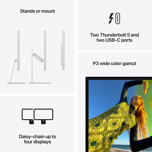 Apple Studio Display - Standard glass - Tilt- and height-adjustable stand