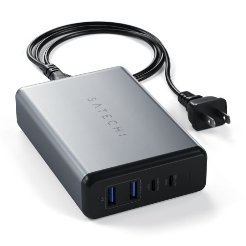 Satechi Dual USB-C/USB 108W PD Travel Charger Space Grey*