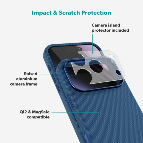 Epico SolidWoven Pro Mag+ Case iPhone 18 Pro/17 Pro - Blue