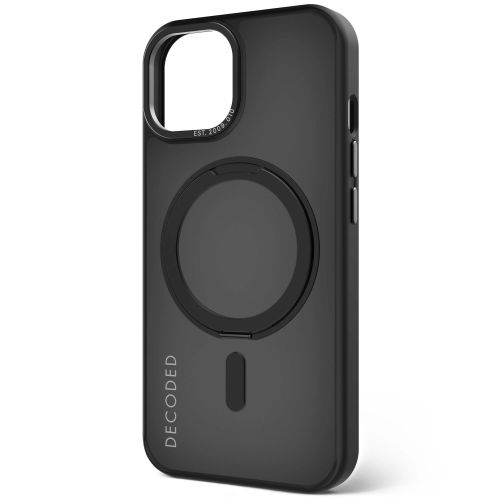 Decoded Recycled Plastic Loop Stand Back Cover for iPhone 15 Plus - Black