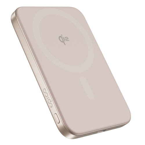 Epico Qi2 Aluminium Mag+ Power Bank 5 000 mAh - Desert Titanium