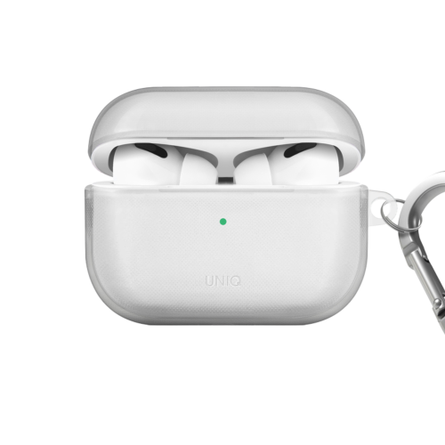 UNIQ Transparent Cover w/ Hook for AirPods Pro 2 - Glossy Clear