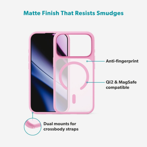 C&C HeroMatte Pro Mag+ Case for iPhone 18 Pro Max/17 Pro Max - Pink