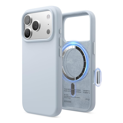Elago Magnetic Silicone Case for iPhone 18 Pro Max/17 Pro Max - Light Blue
