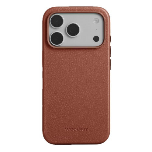 Woolnut Leather Case for iPhone 18 Pro Max/17 Pro Max - Cognac