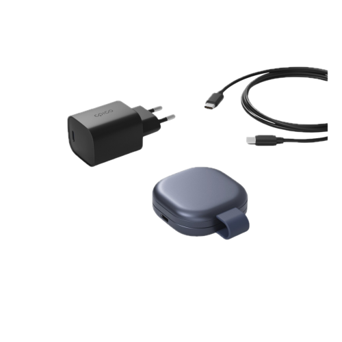 Epico UltraBase EF35 Qi2 (25W) MagSafe Compatible Foldable 2-in-1 Wireless Charger - Deep Blue