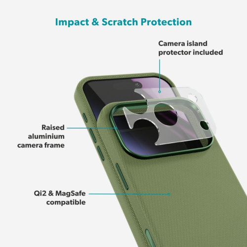 Epico SolidWoven Pro Mag+ Case iPhone 18 Pro Max/17 Pro Max - Green