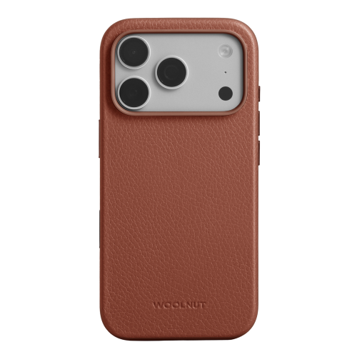 Woolnut Leather Case for iPhone 17 Pro - Cognac