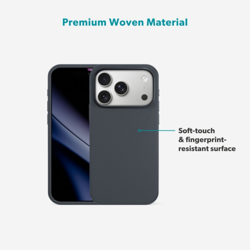 Epico SolidWoven Pro Mag+ Case iPhone 18 Pro/17 Pro - Black