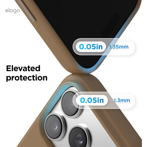 Elago Magnetic Silicone Case for iPhone 18 Pro Max/17 Pro Max - Brown