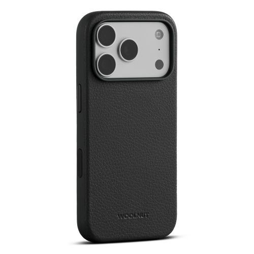 Woolnut Leather Case for iPhone 17 Pro - Black