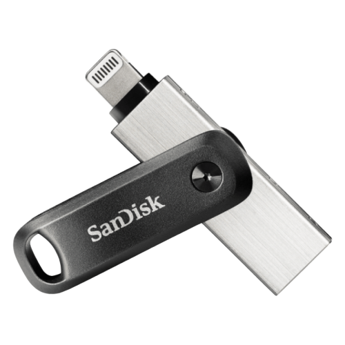 SANDISK iXpand Flash Drive Go 256GB - USB3.0 + Lightning - for iPhone and iPad